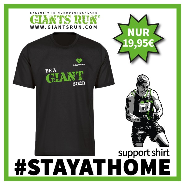 T-Shirt Giants Run - stay at home